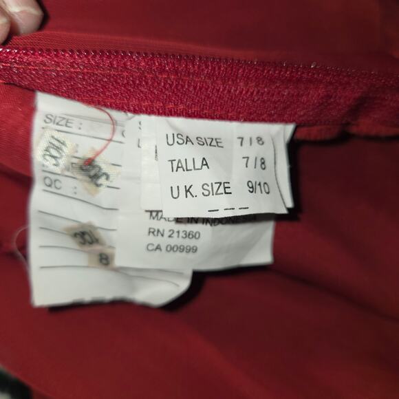 Mori Lee by Madeline Gardner Womens 7/8 Maxi Dress Strapless Prom Formal Gown - Picture 14 of 16